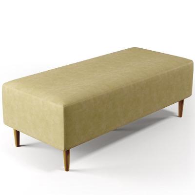 Puff Decorativo Sala De Estar Bali W01 Pés Palito 120x50cm Couríssimo Casco Fendi - Lyam Decor