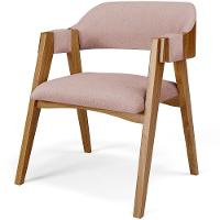 Mesa De Jantar Redonda Cora 120cm Off White M04 Com 04 Cadeiras Living Suran Linho Rosê - Lyam - 7