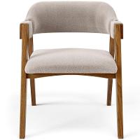 Mesa De Jantar Redonda Cora 120cm Off White M04 Com 04 Cadeiras Living Suran Bouclê Creme - Lyam - 6