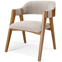 Mesa De Jantar Redonda Cora 120cm Off White M04 Com 04 Cadeiras Living Suran Bouclê Creme - Lyam - 7