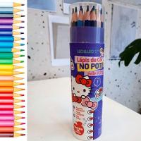 Lapis De Cor No Pote Hello Kitty - 24 Cores - Leo & Leo - 2