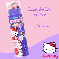Lapis De Cor No Pote Hello Kitty - 24 Cores - Leo & Leo - 6