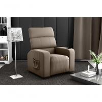 Poltrona Reclinável Sala Cadeira Mx 67 Pulse Veludo Capuccino Matrix - 4