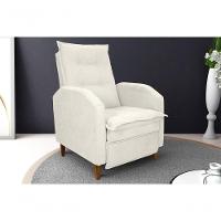 Poltrona Papai Reclinável Sala Mx 65 Yaris Buclê Bege Matrix Original - 4