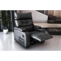 Poltrona Giratório Papai Reclinavel Mx66 Commander Sintetico Preto Matrix - 2