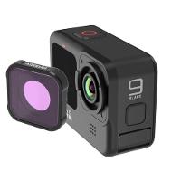 Filtro Lente Magenta para Mergulho para GoPro 9, 10 e 11 Black - 2