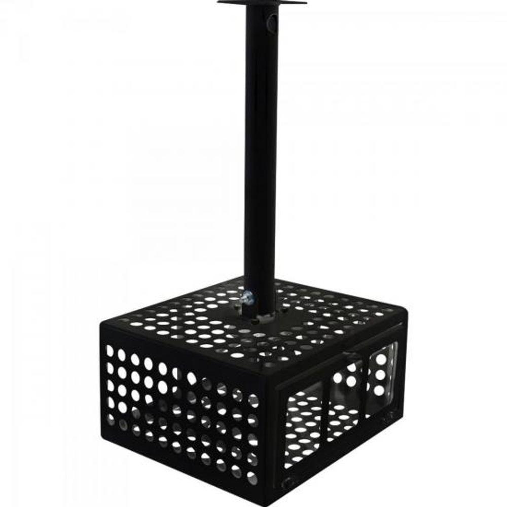 Suporte De Teto Com Inclinação Para Projetor Gaiola Preto Multivisão - 1