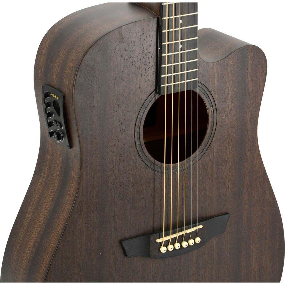 Violão Eletroacústico Strinberg Fs4d Forest Folk Aço Tobacco - 3