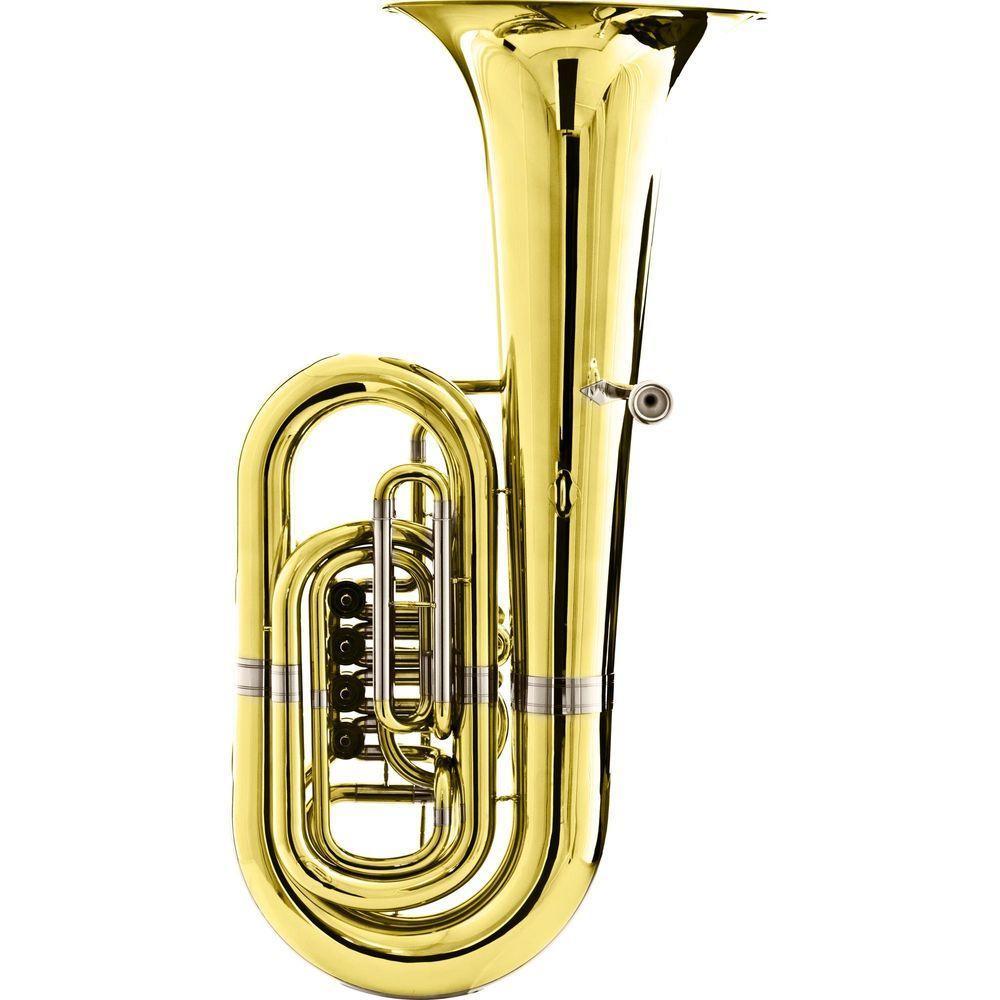Tuba Harmonics Bb Hbb-200l 4/4 4 Rotores Laqueado - 2
