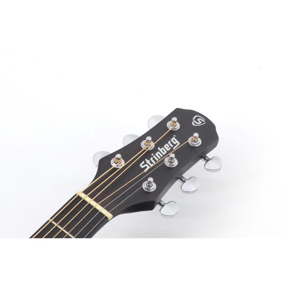 Violão Eletroacústico Strinberg Sa200c Aço Fosco Tobacco Satin - 5