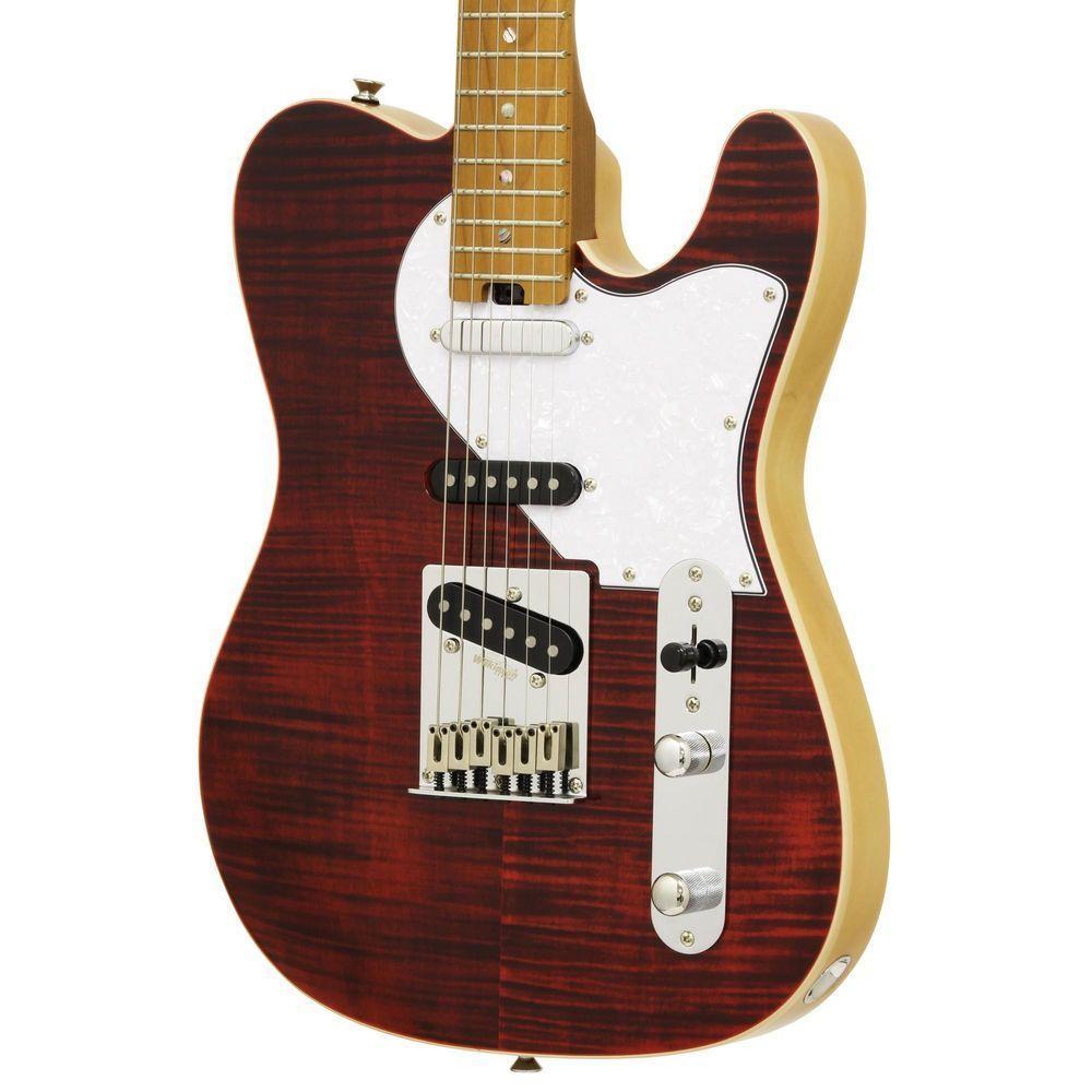 Guitarra Aria 615-mk2 Nashville Ruby Red - 3
