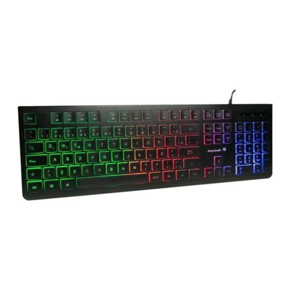 Teclado Gamer Multimídia Fortrek Black Eagle Preto - 2