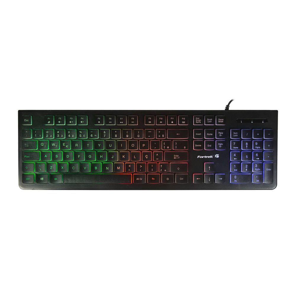 Teclado Gamer Multimídia Fortrek Black Eagle Preto - 10