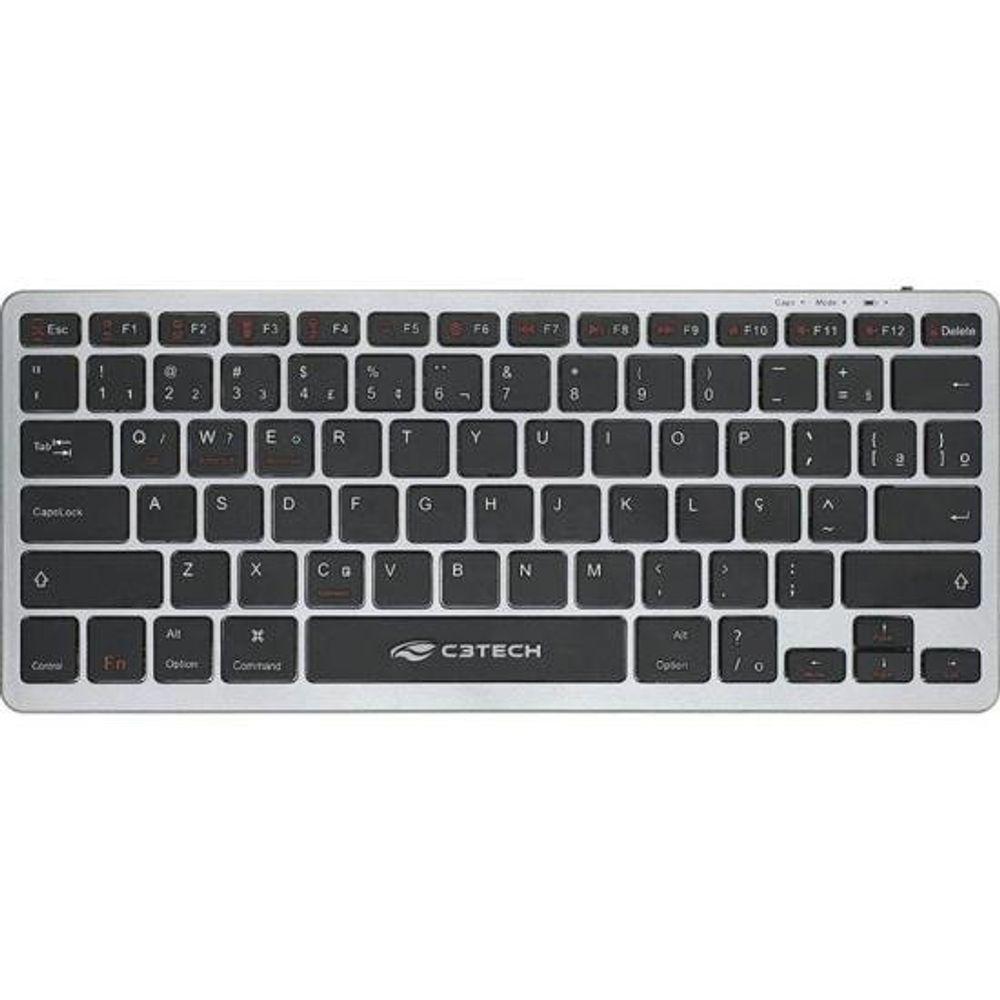 Teclado C3tech K-bt50bk Bluetooth Recarregável - 1