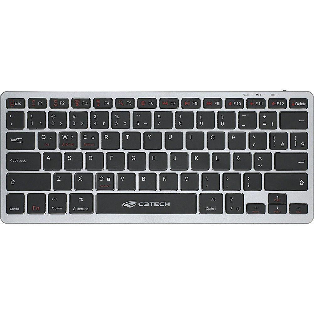 Teclado C3tech K-bt50bk Bluetooth Recarregável - 2