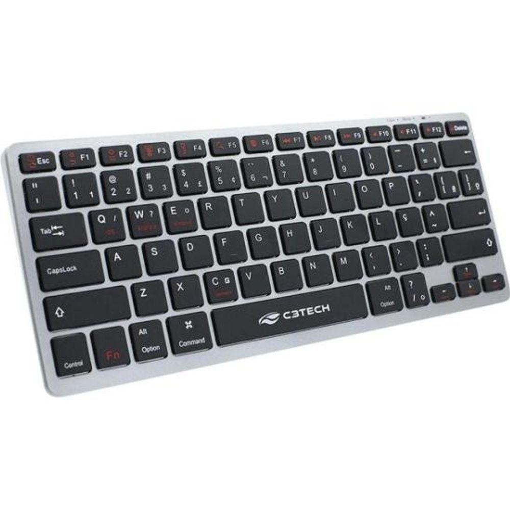 Teclado C3tech K-bt50bk Bluetooth Recarregável - 4