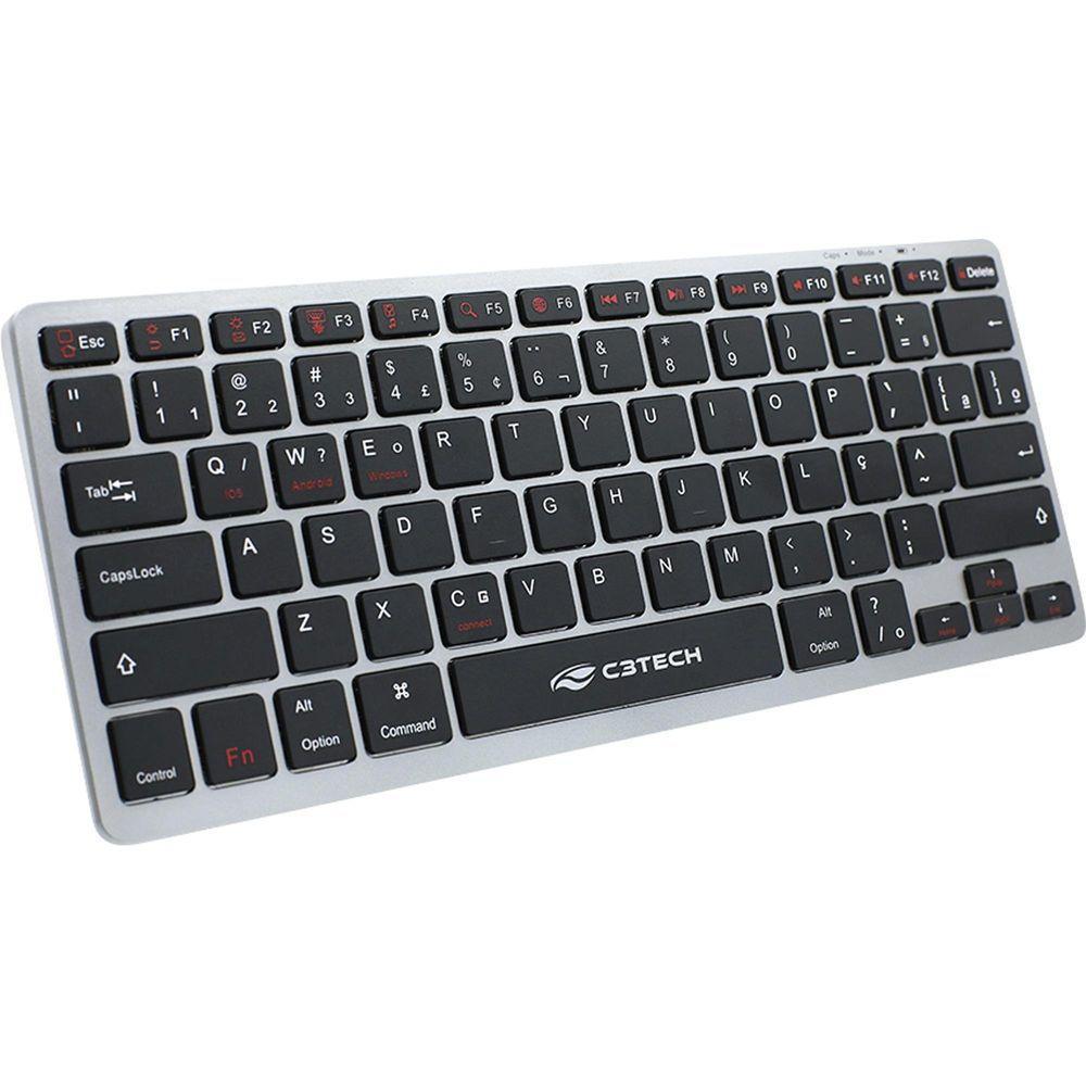 Teclado C3tech K-bt50bk Bluetooth Recarregável - 7