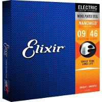 Encordoamento Para Guitarra .009 Nanoweb 12027 Custom Light Elixir - 1
