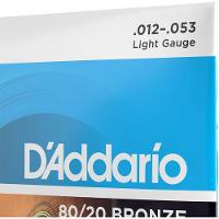 Encordoamento Para Violão D Addario Ej11 Aço Ligh 80-20 Bronze .012 - 4