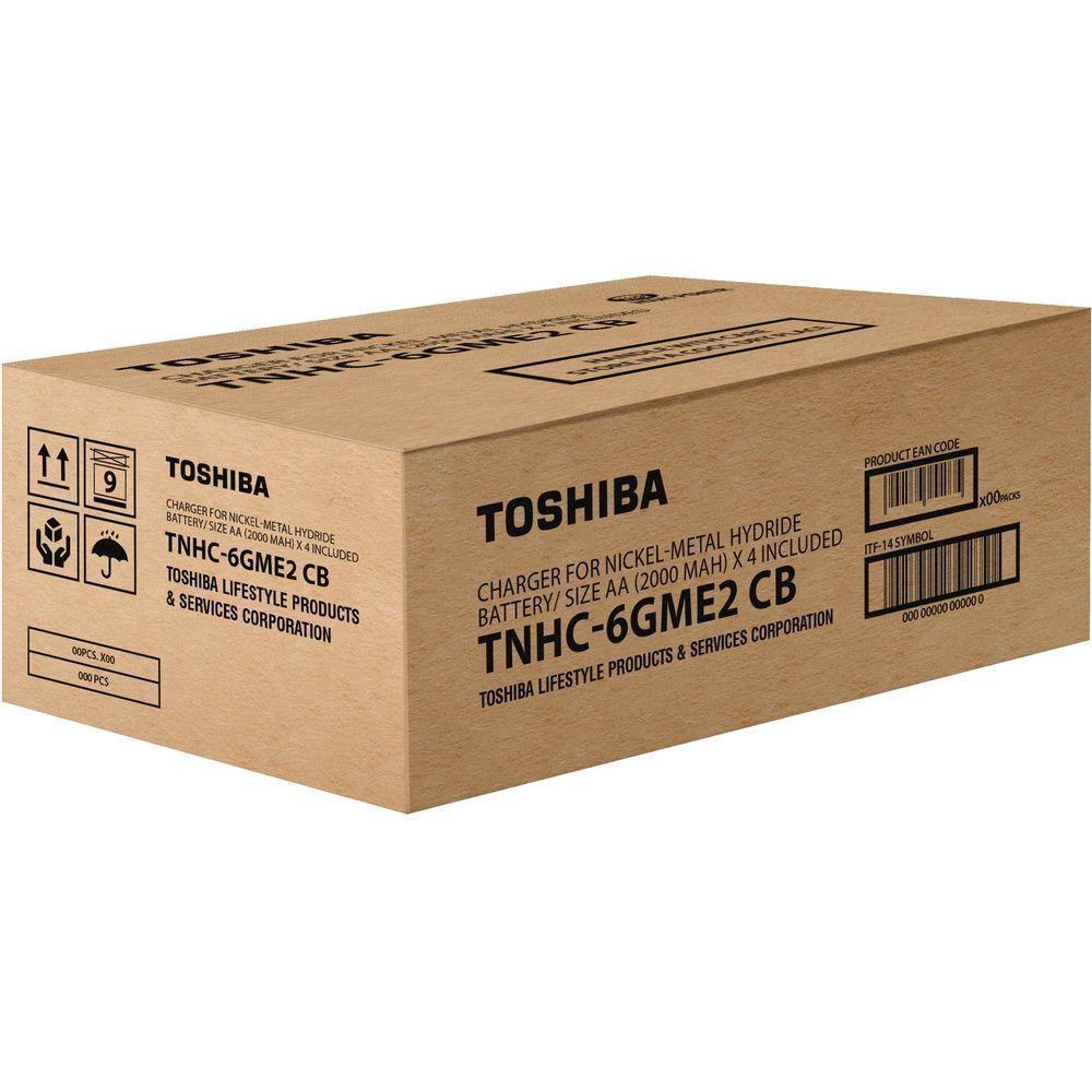 Carregador De Pilha Usb Tnhc-6gme2 Cb (c/2 Pilhas Aa 2000 Mah) Toshiba - 9