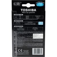 Carregador De Pilha Usb Tnhc-6gme2 Cb (c/2 Pilhas Aa 2000 Mah) Toshiba