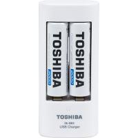 Carregador De Pilha Usb Tnhc-6gme2 Cb (c/2 Pilhas Aa 2000 Mah) Toshiba - 7