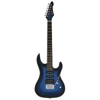 Guitarra Aria Mac-std Metallic Blue Shade - 1