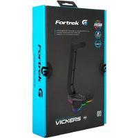 Suporte Para Headset Fortrek Vickers Rgb Preto - 5
