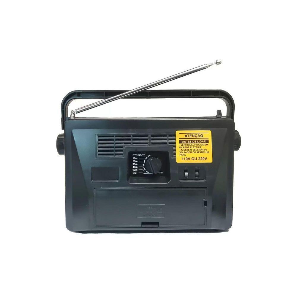 Rádio Portátil Motobras Rm-pu32ac 7 Faixas Preto - 2