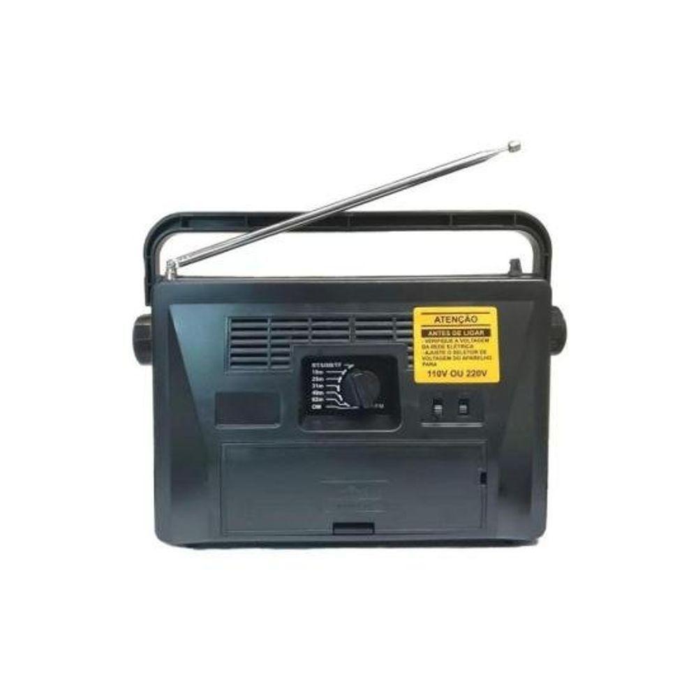 Rádio Portátil Motobras Rm-pu32ac 7 Faixas Preto - 7