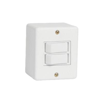Kit Interruptor Sobrepor 2 Teclas Simples 250v 6318 Ilumi 5 Unidades