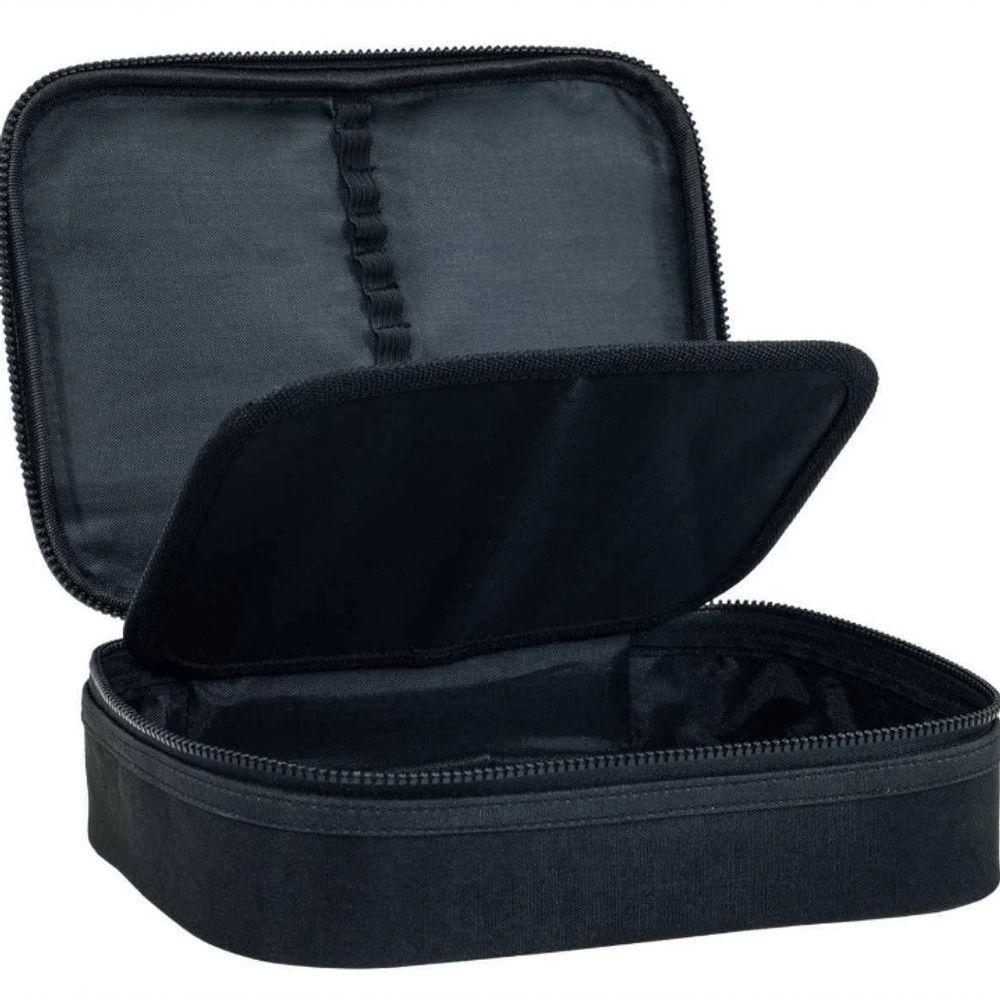Estojo Box De 1 Fecho Academie - Tilibra - Preto - 2