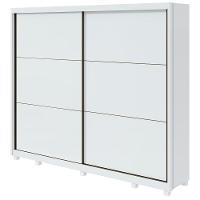 Guarda-roupa Casal Toronto 2 Portas 6 Gavetas Branco - 1