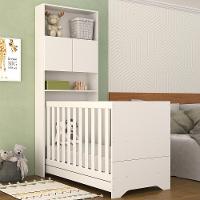 Quarto Infantil Com Colchão Incluso Nina Multimóveis Branco - 6