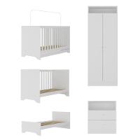 Quarto Infantil Completo Com Colchão Incluso Encanto Multimóveis Branco - 2
