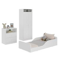 Quarto Infantil Completo Com Colchão Incluso Liz Multimóveis Branco - 1