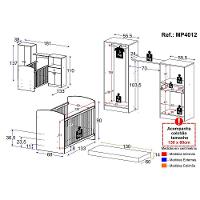 Quarto Infantil Com Colchão Incluso Meu Bebê Multimóveis Branco - 7