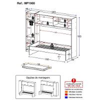 Cama Solteiro Com Colchão Incluso E Guarda-roupas/roupeiro Multimóveis Branca