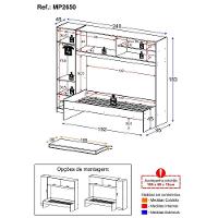 Cama Solteiro Com Colchão Incluso 88 X 188 Cm E Guarda-roupas/roupeiro Multimóveis Branca