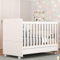 Berço Americano 3x1 Com Colchão Incluso E Rodízios Pimpolho Multimóveis Fg3568 Branco - 2