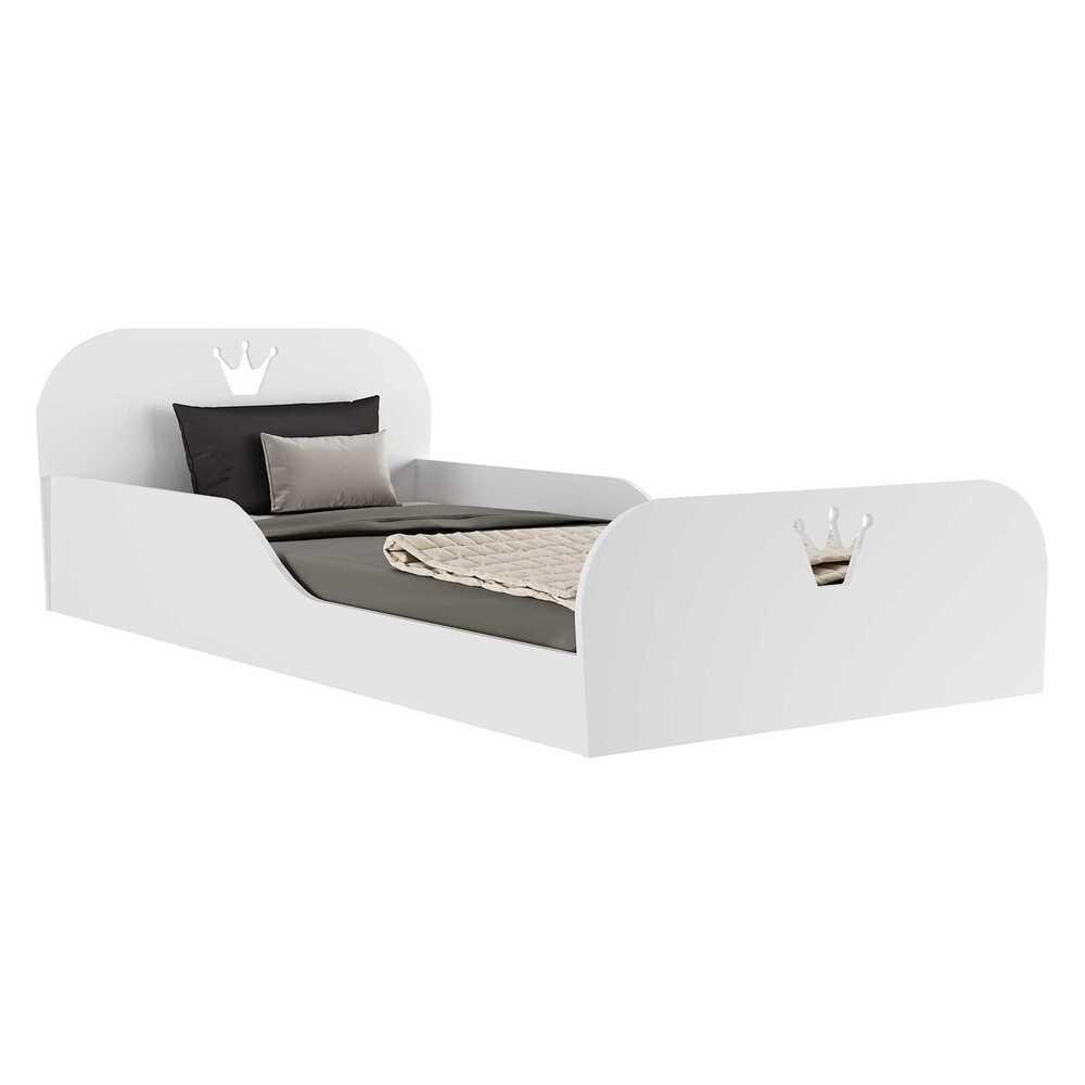 Cama Solteiro Montessoriana Com Colchão Incluso Encantada Multimóveis Branca - 1