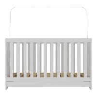 Berço 3 Em 1 Com Colchão Incluso Multimóveis Elza Fg2952 Branco - 2