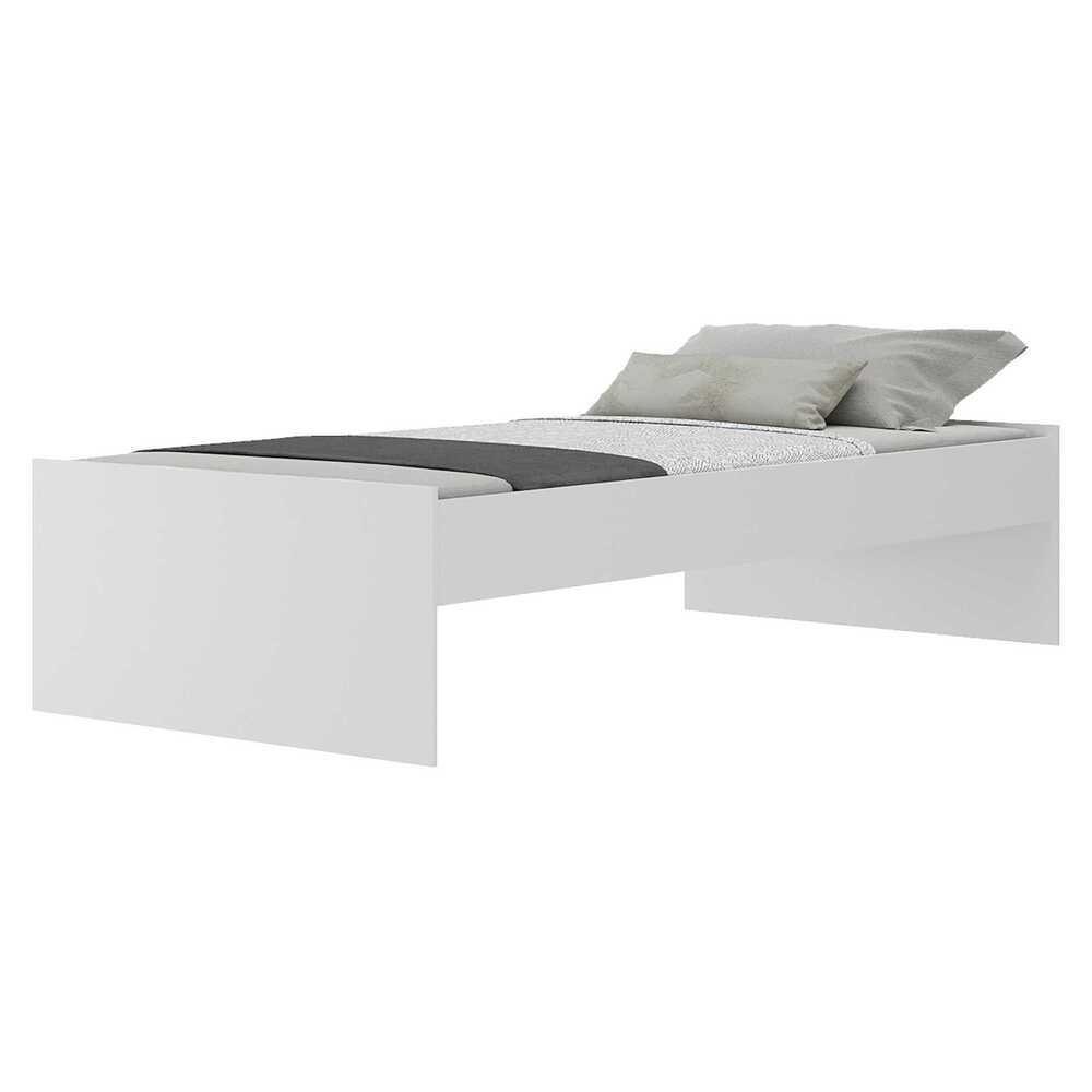 Cama De Solteiro Com Colchão Incluso Dublin Multimóveis Mp4039 Branca - 1