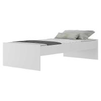 Cama De Solteiro Com Colchão Incluso Dublin Multimóveis Mp4039 Branca - 1