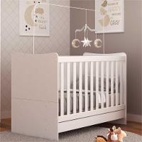 Berço 4 Em 1 Com Colchão Incluso Multimóveis Evolution Vira Escrivaninha Fg3024 Branco - 2