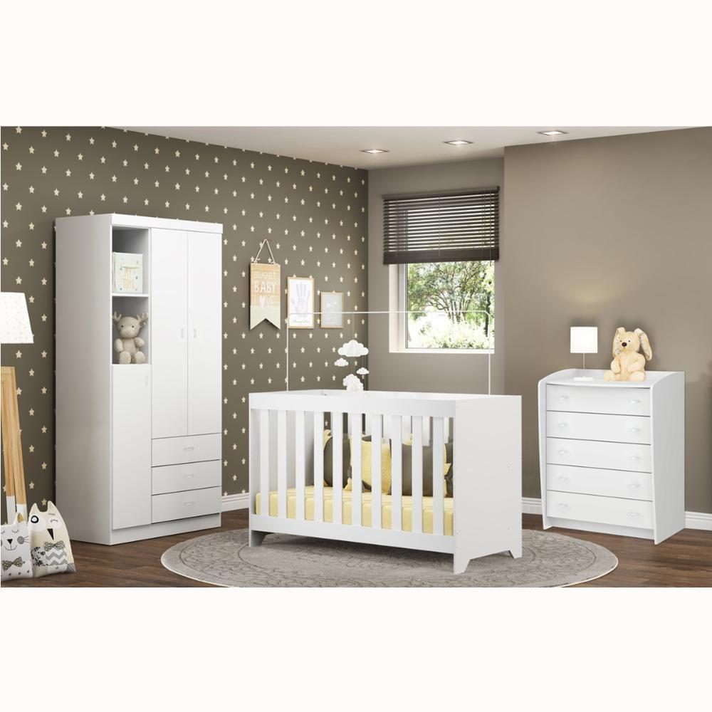 Berço Cômoda Guarda Roupa Ditália Bbi-51 Bb-120 Bb-322 - 7