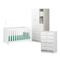 Berço Cômoda Guarda Roupa Ditália Bbi-51 Bb-120 Bb-322 - 1