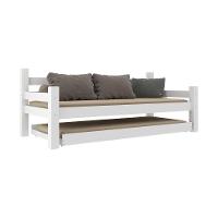 Bicama Madeira Maciça Com Colchões Inclusos Paris Multimóveis Cr4160 Branco - 1