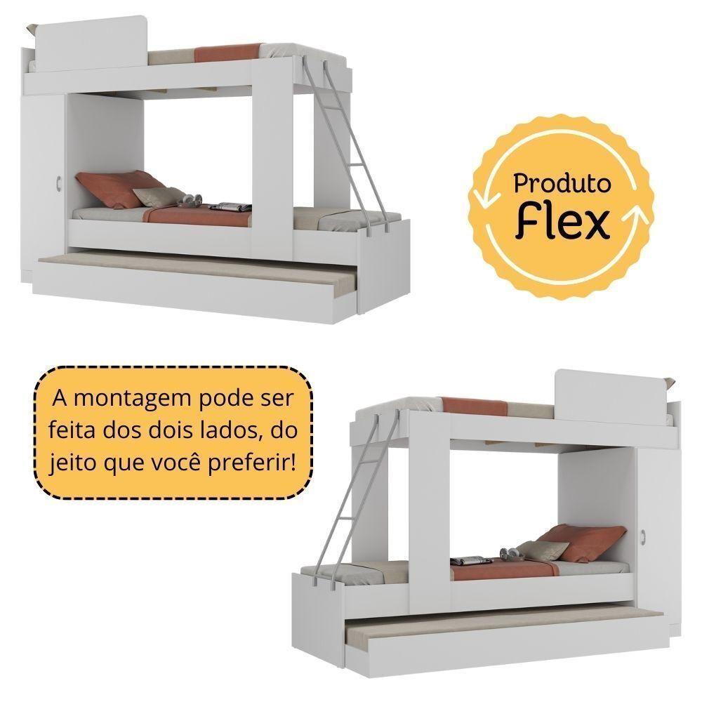 Treliche Com Colchão Incluso E Barra De Proteção Multimóveis Branco - 2