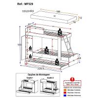 Treliche Com Colchão Incluso E Barra De Proteção Multimóveis Branco - 7